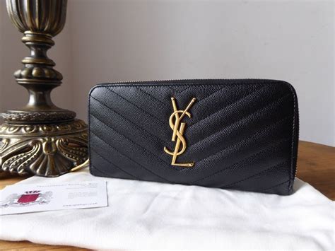 ysl continental wallet